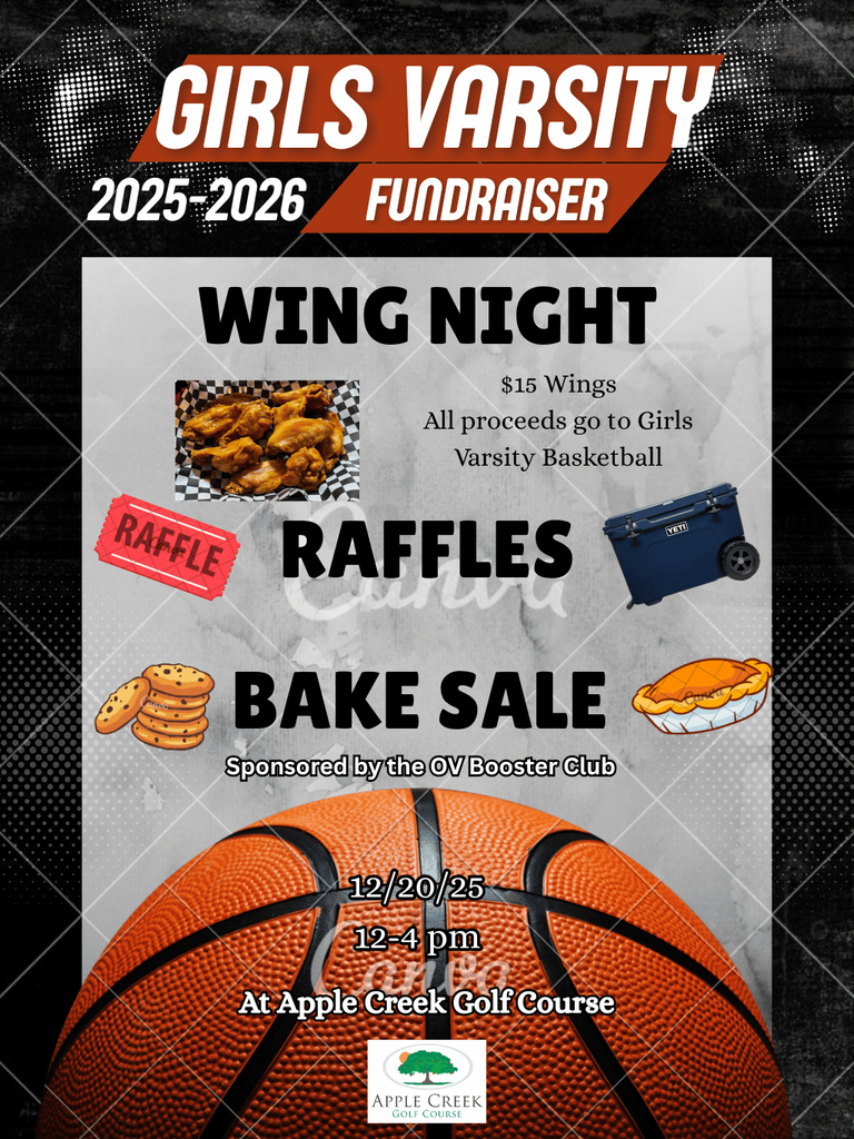 Girls Basketball Fundraiser Flyer