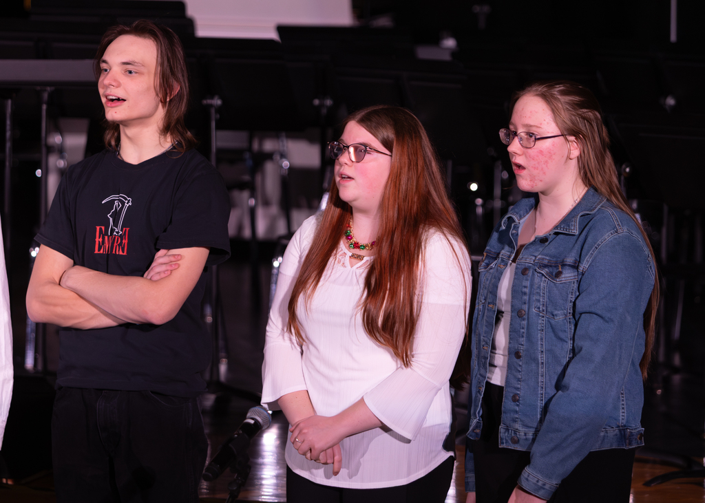 Winter Concert photos of band and chorus grades 4-12