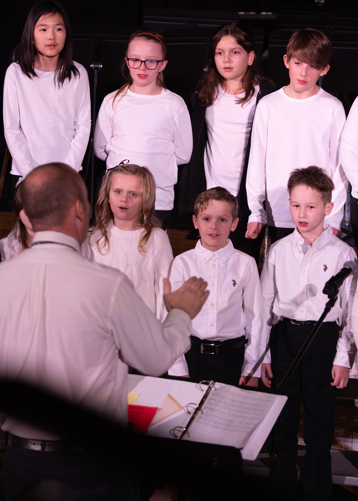 Winter Concert photos of band and chorus grades 4-12