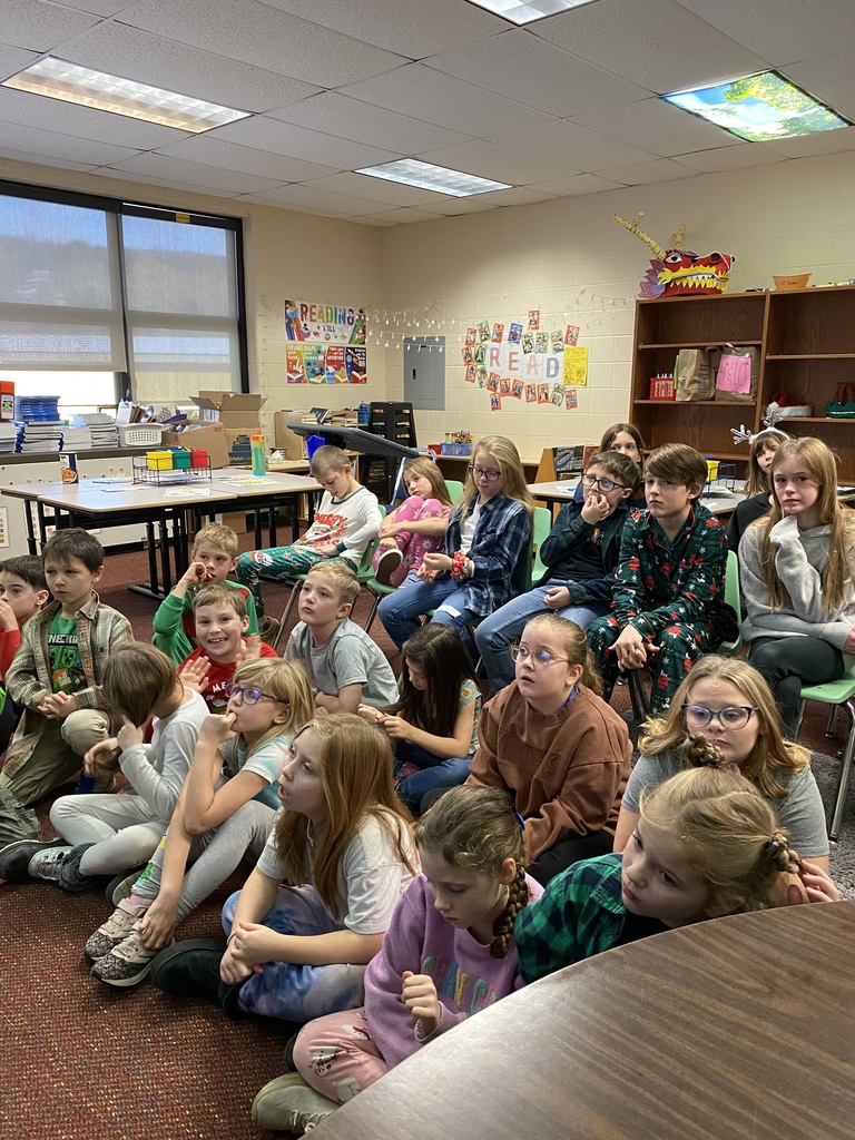 Polar Express visit with the conductor for third and fourth graders