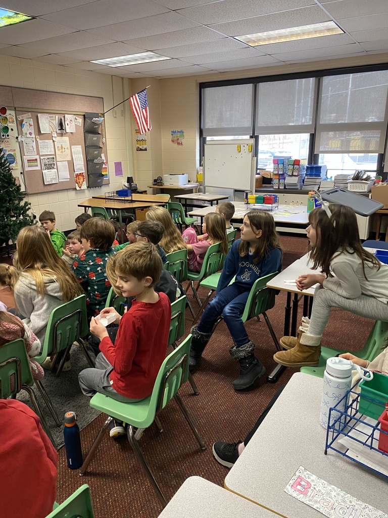 Polar Express visit with the conductor for third and fourth graders