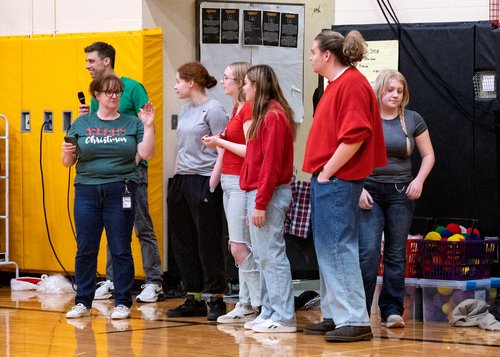 Student government students help organize the event