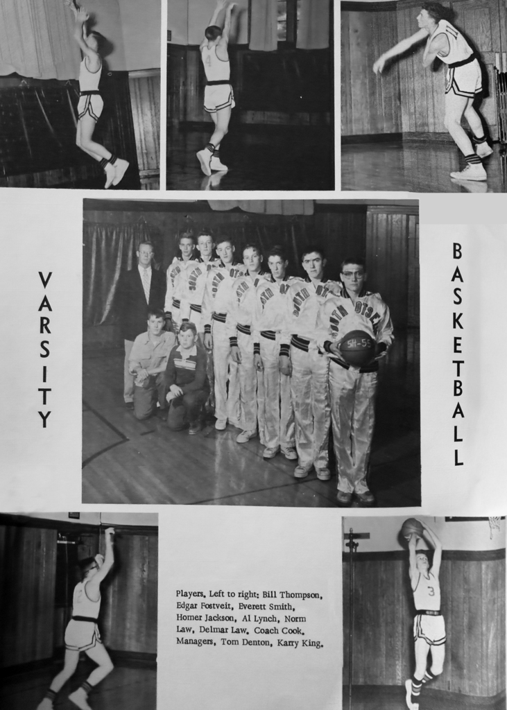 Throwback Thursday from 1955-56. The Varsity Basketball Team.