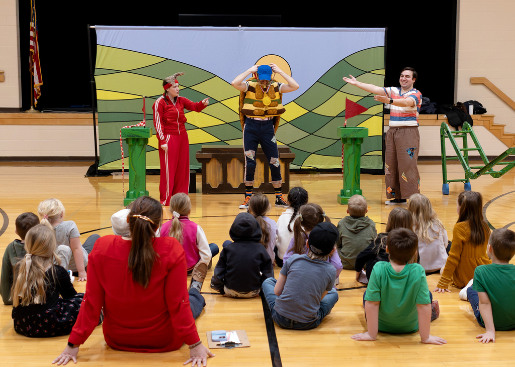 The REV Theatre performs the Tortoise and the Hare