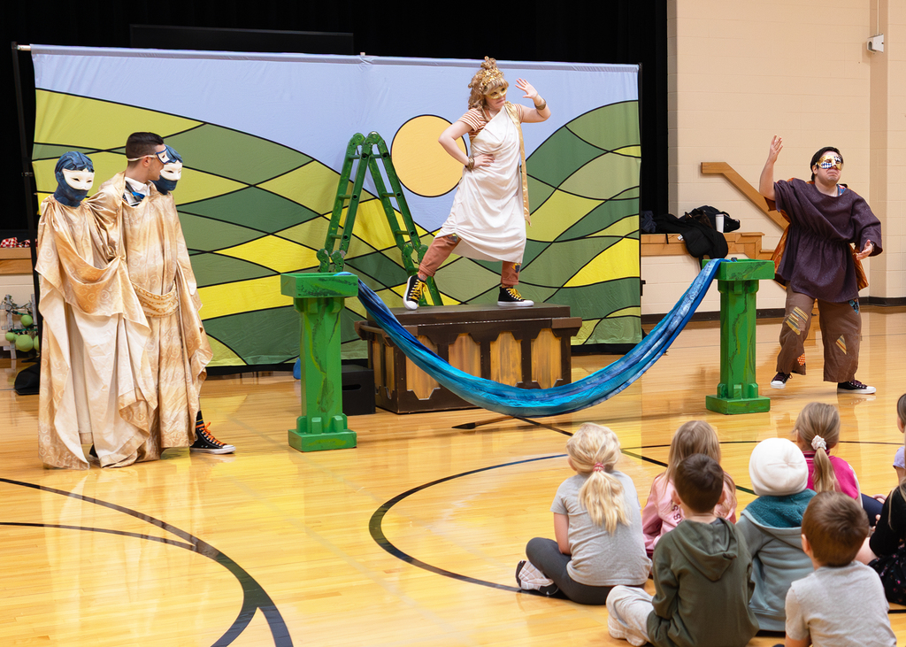 The REV Theatre performs the Woodcutter and his Axe