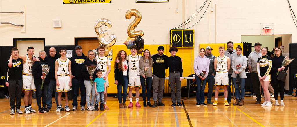 Seniors with all of their families