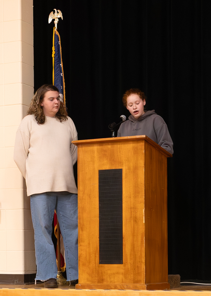 Student speakers at forum