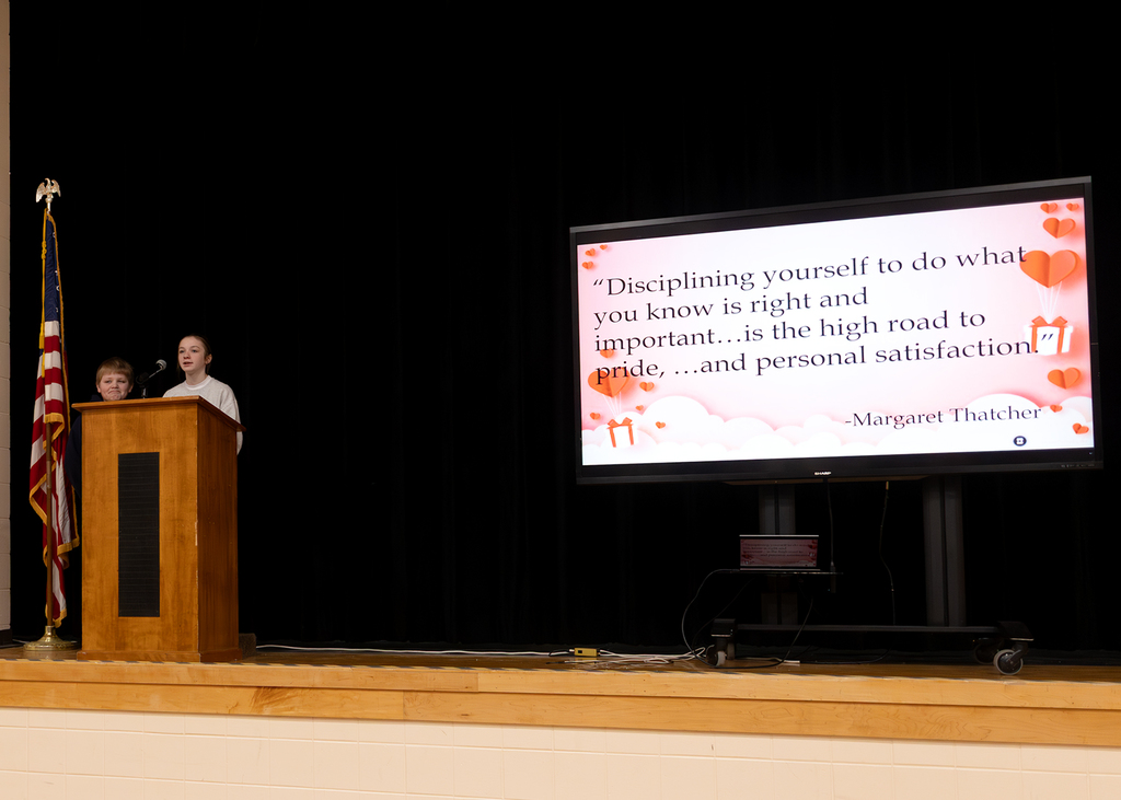 Student speakers at forum