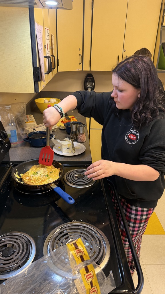 Students in cooking class