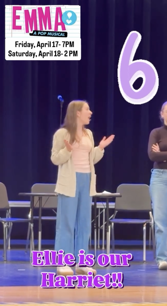 Ellie is playing Harriet in the musical Emma!