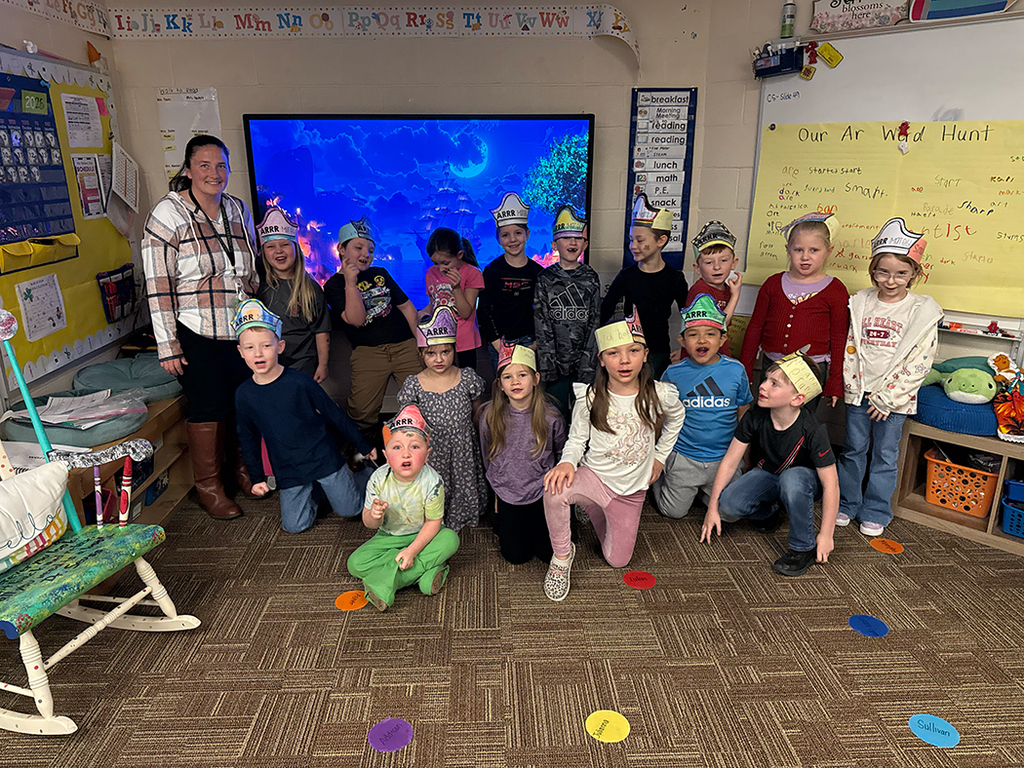 The class celebrates Pirate Day!