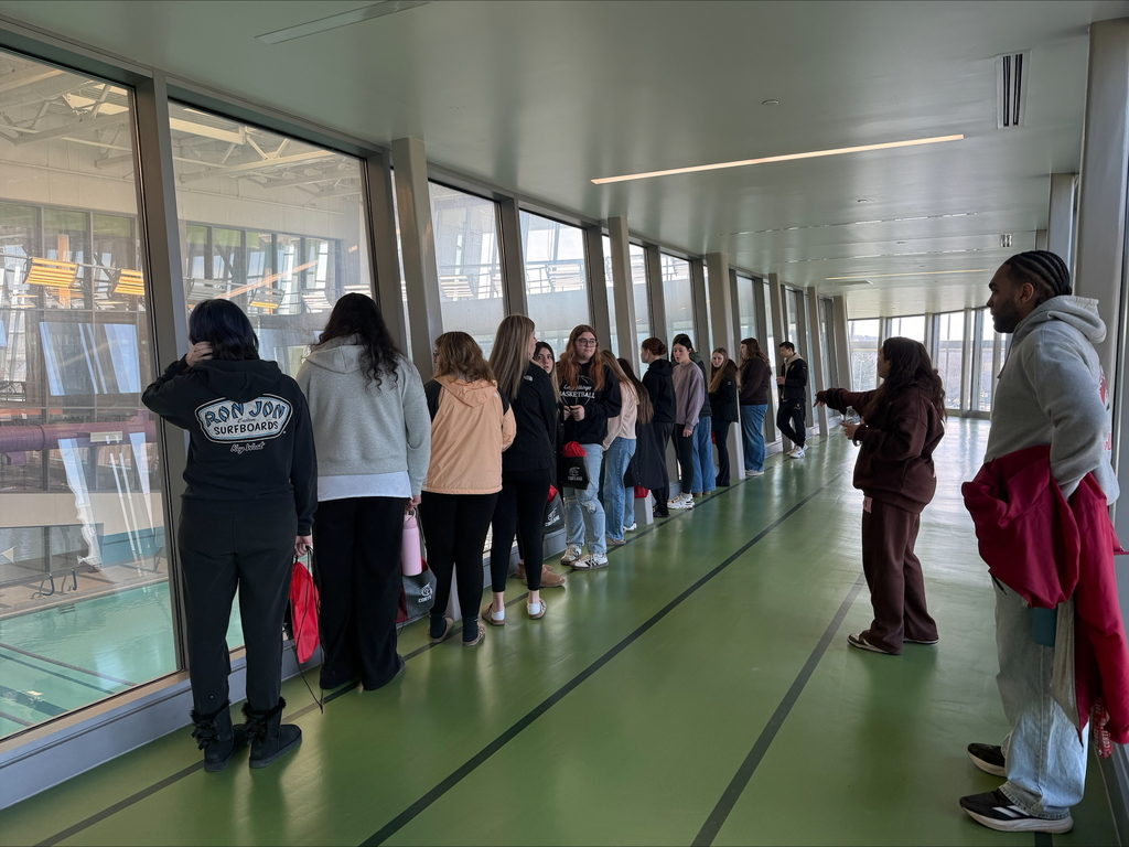 Students on college trips