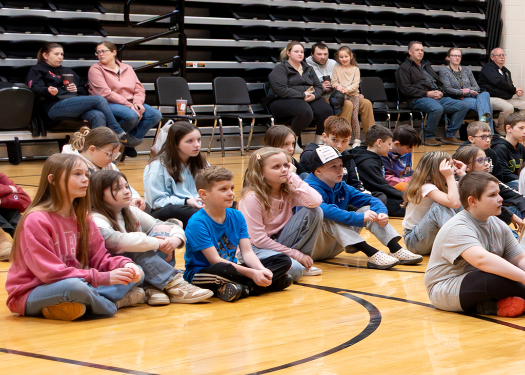 Audience member listening