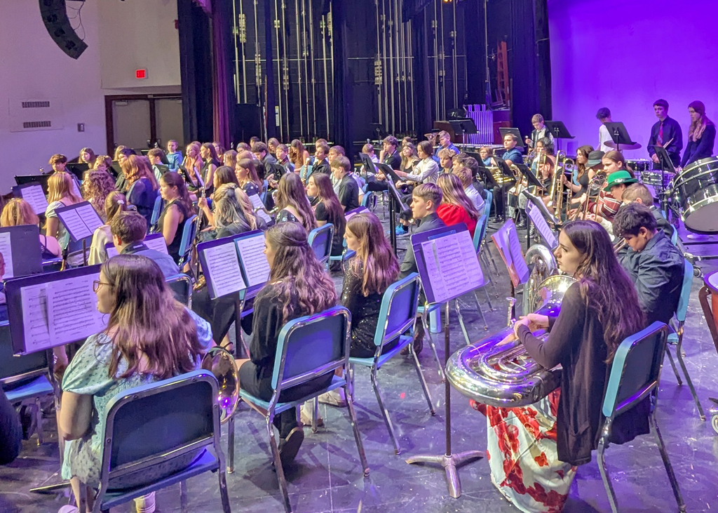 Students perform in All County Band