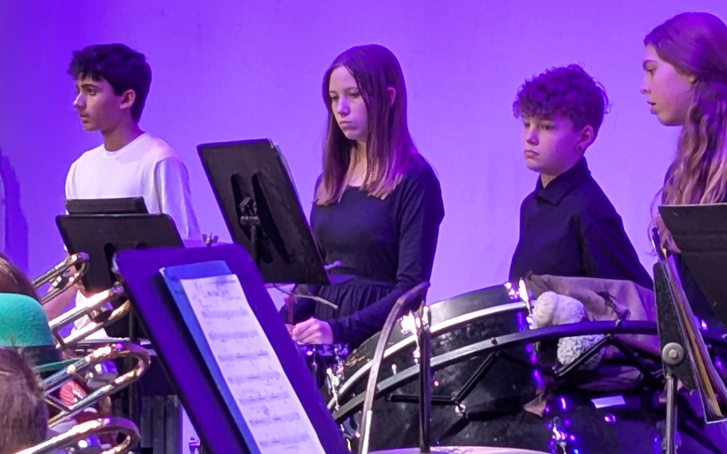 Students perform in All County Band
