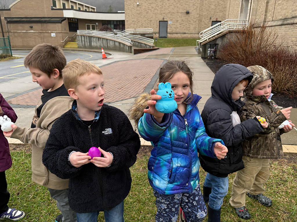 First grade goes on a hunt for word and math facts