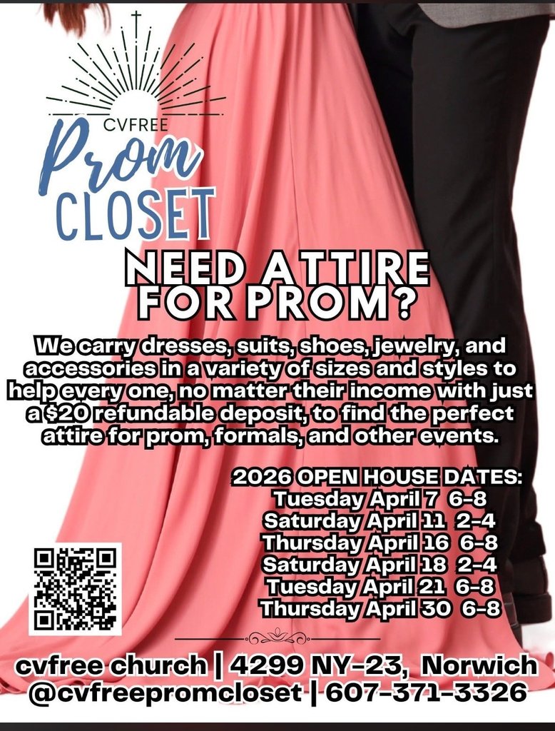 CV Prom Closet poster