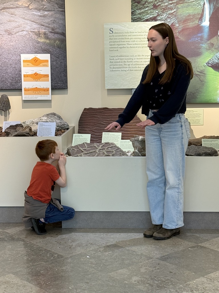 Otselic Valley first grade students explore exhibits, participate in hands-on activities, and learn during a field trip to the Colgate Science Center, planetarium, and geology museum.