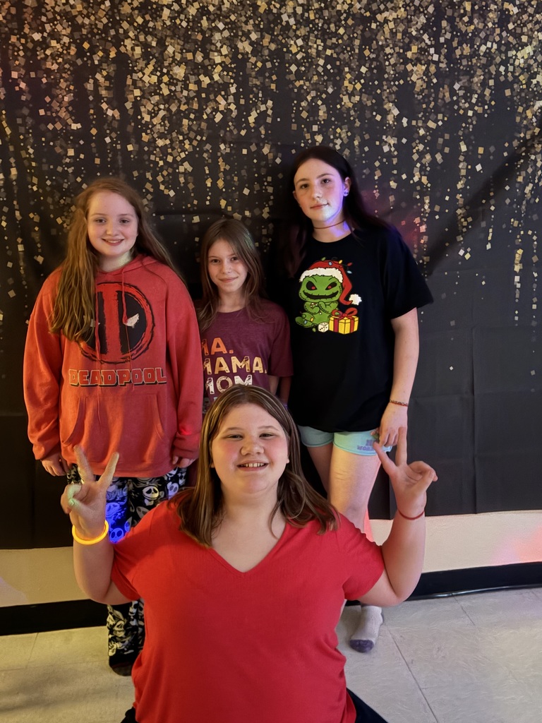Students posing