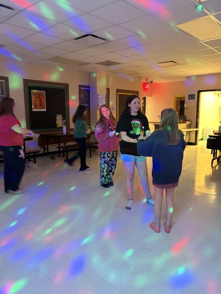 Students dancing