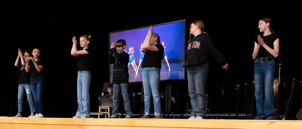 Double Dutch dancers performing during Morning Program