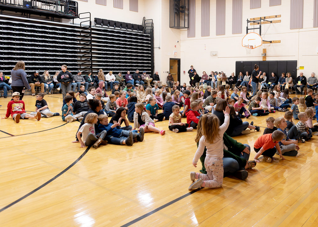 We had a large crowd at morning program