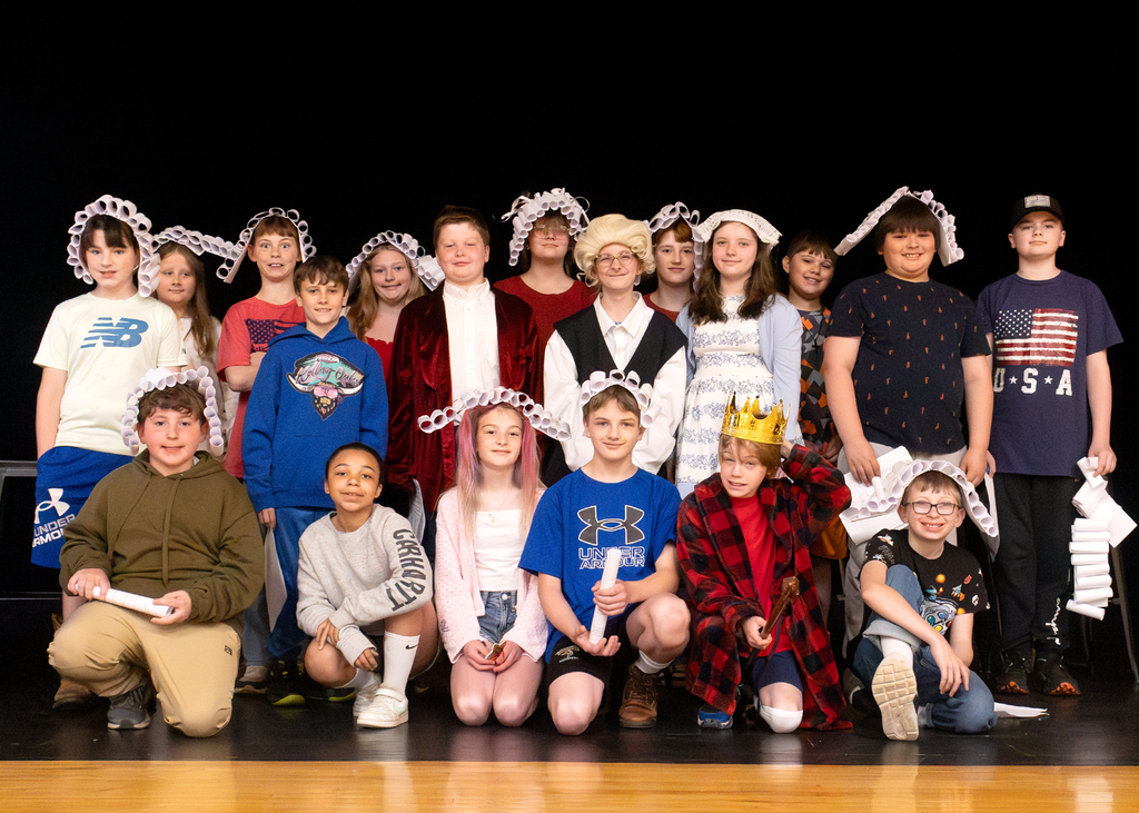 Students participate in the Otselic Valley Morning Program, including grade-level presentations, OV Stars recognition, birthday celebrations, musical performances, and OV’s Got Talent acts in the school auditorium.