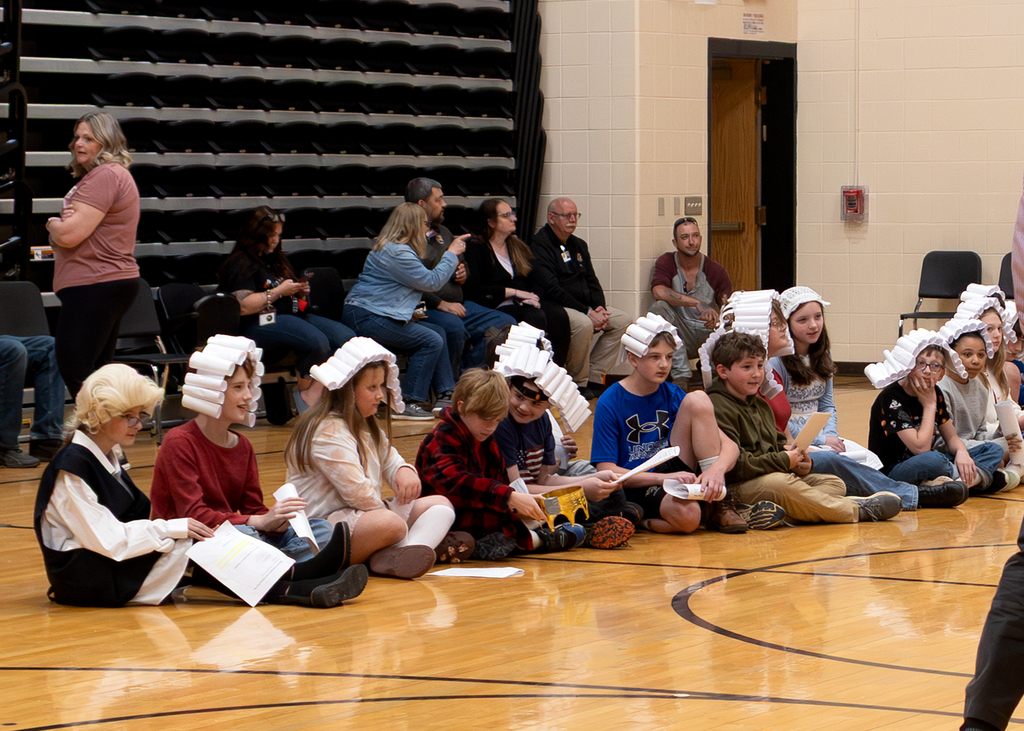 Students participate in the Otselic Valley Morning Program, including grade-level presentations, OV Stars recognition, birthday celebrations, musical performances, and OV’s Got Talent acts in the school auditorium.