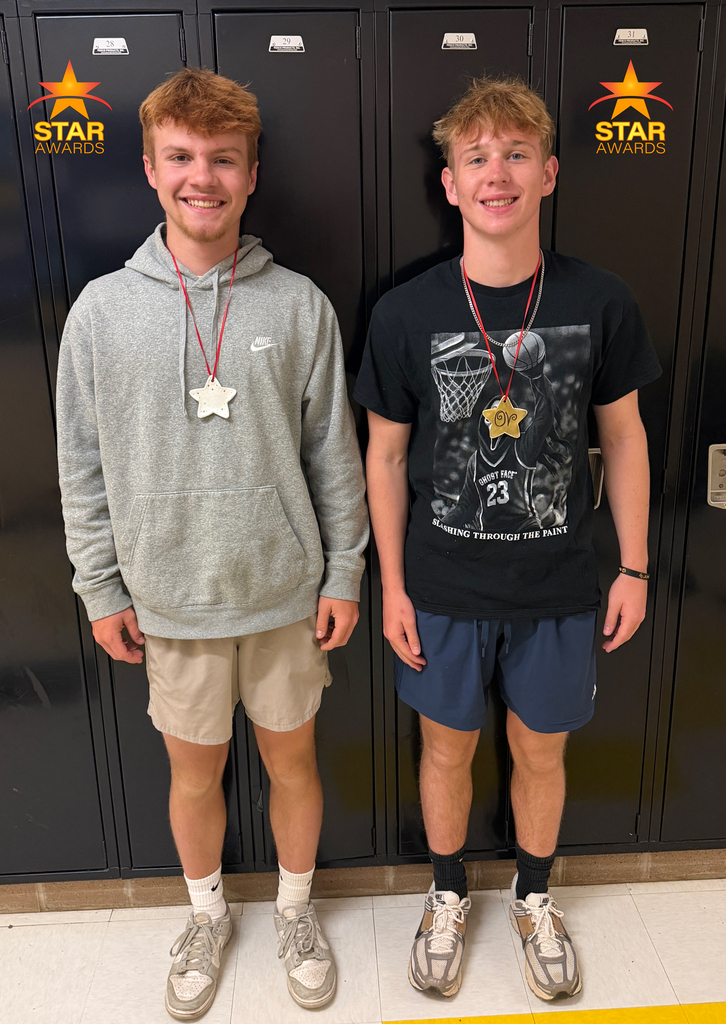 Otselic Valley students recognized as May OV Star Award recipients for demonstrating courage.