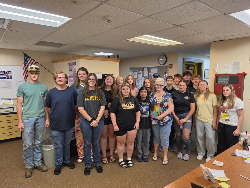 Photos of Mrs. Tina Cruikshank and Otselic Valley students recognizing her as the recipient of the Class of 2026 yearbook dedication.