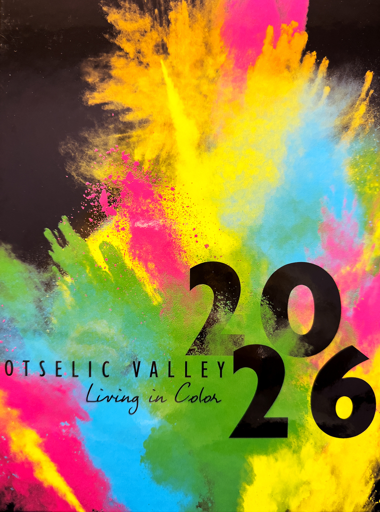 Cover of the 2026 Otselic Valley Living in Color yearbook. Information about purchasing a limited number of extra yearbooks before the June 10 deadline.