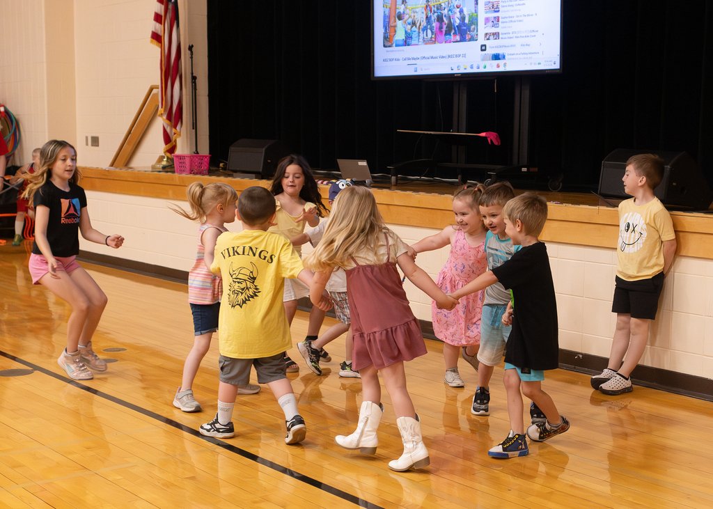 Students participate in Otselic Valley's final Morning Program of the school year, including student announcements, Kids with Character, birthday celebrations, and OV's Got Talent performances.