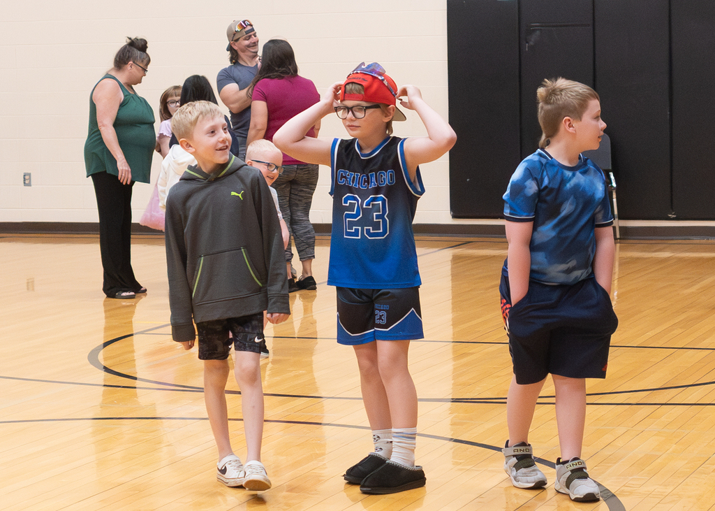 Students participate in Otselic Valley's final Morning Program of the school year, including student announcements, Kids with Character, birthday celebrations, and OV's Got Talent performances.