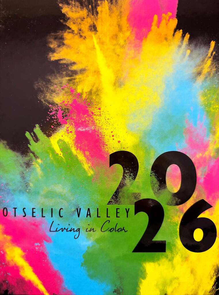 Cover of the 2026 Otselic Valley Living in Color yearbook. Information about purchasing a limited number of extra yearbooks before the June 10 deadline.