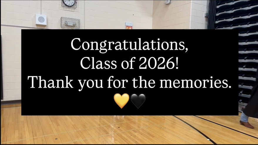 Graphic saying Congratulations to the Class of 2026