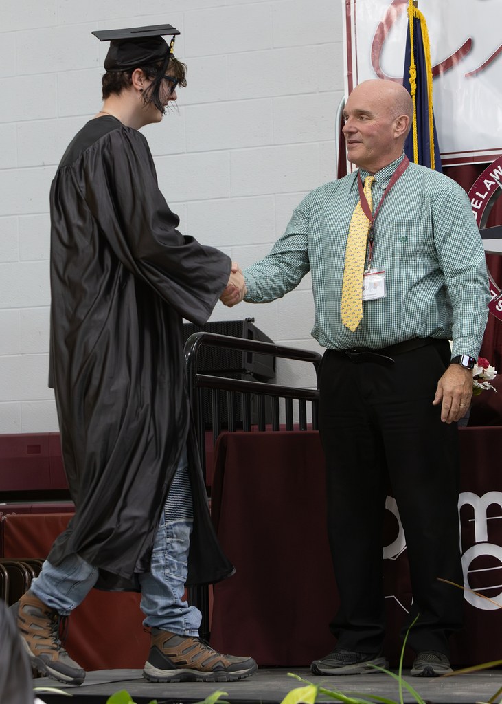 Otselic Valley students recognized during the 2026 Alan D. Pole Campus graduation ceremony.