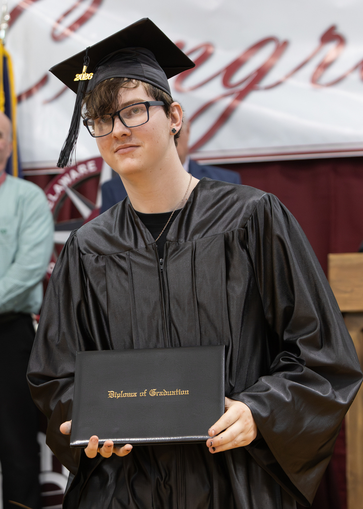 Otselic Valley students recognized during the 2026 Alan D. Pole Campus graduation ceremony.