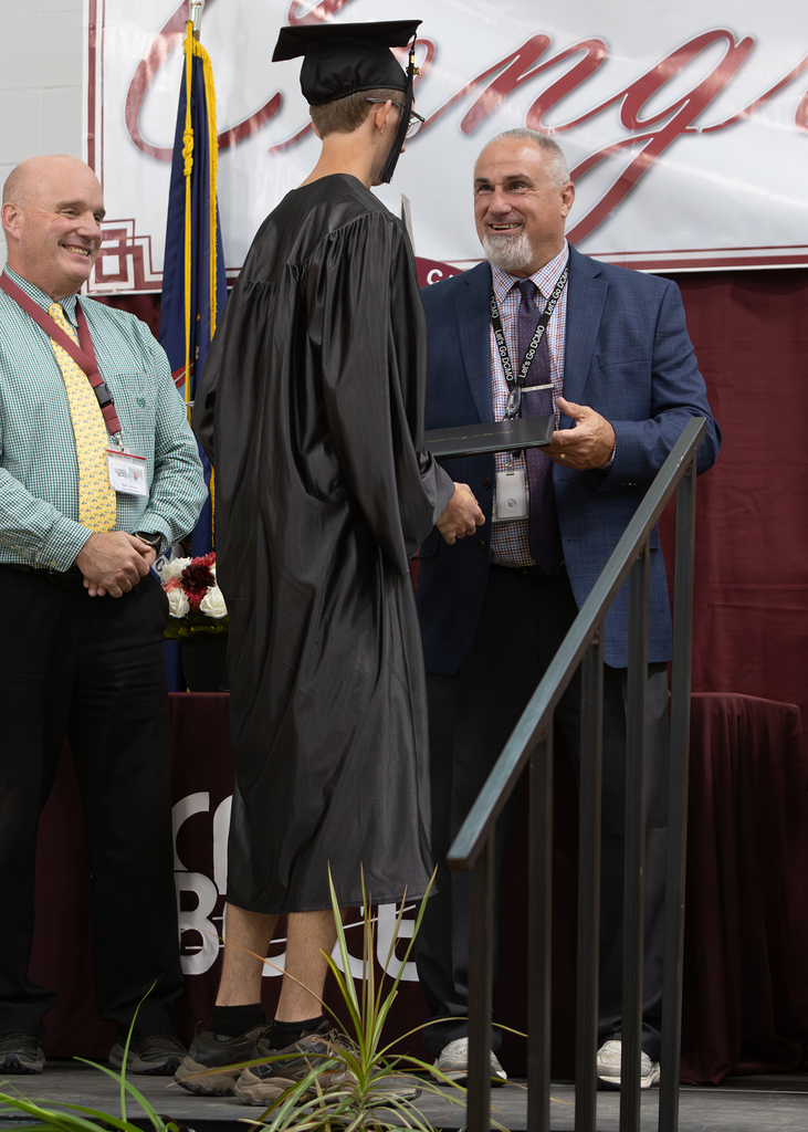 Otselic Valley students recognized during the 2026 Alan D. Pole Campus graduation ceremony.
