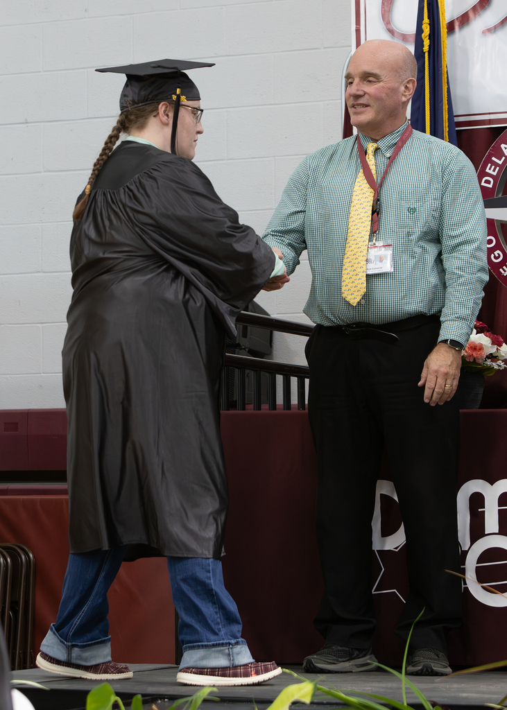 Otselic Valley students recognized during the 2026 Alan D. Pole Campus graduation ceremony.