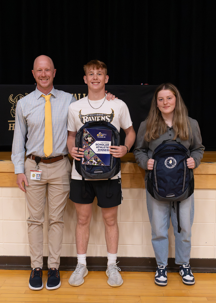 Students are recognized for academic, athletic, leadership, and service achievements at the Otselic Valley Awards Assembly.