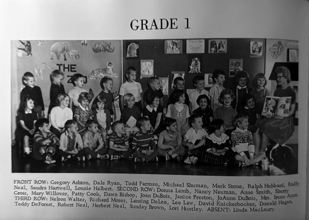 Grade 1 South Otselic Class of 1976