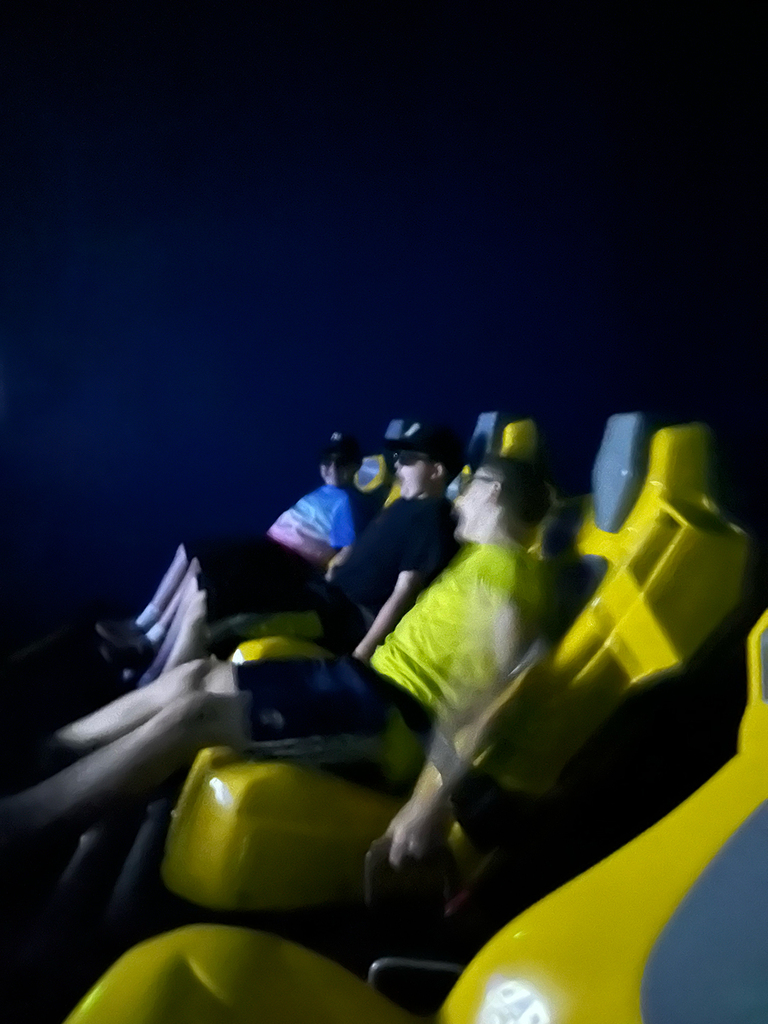 Students explore interactive exhibits and attractions at WonderWorks.