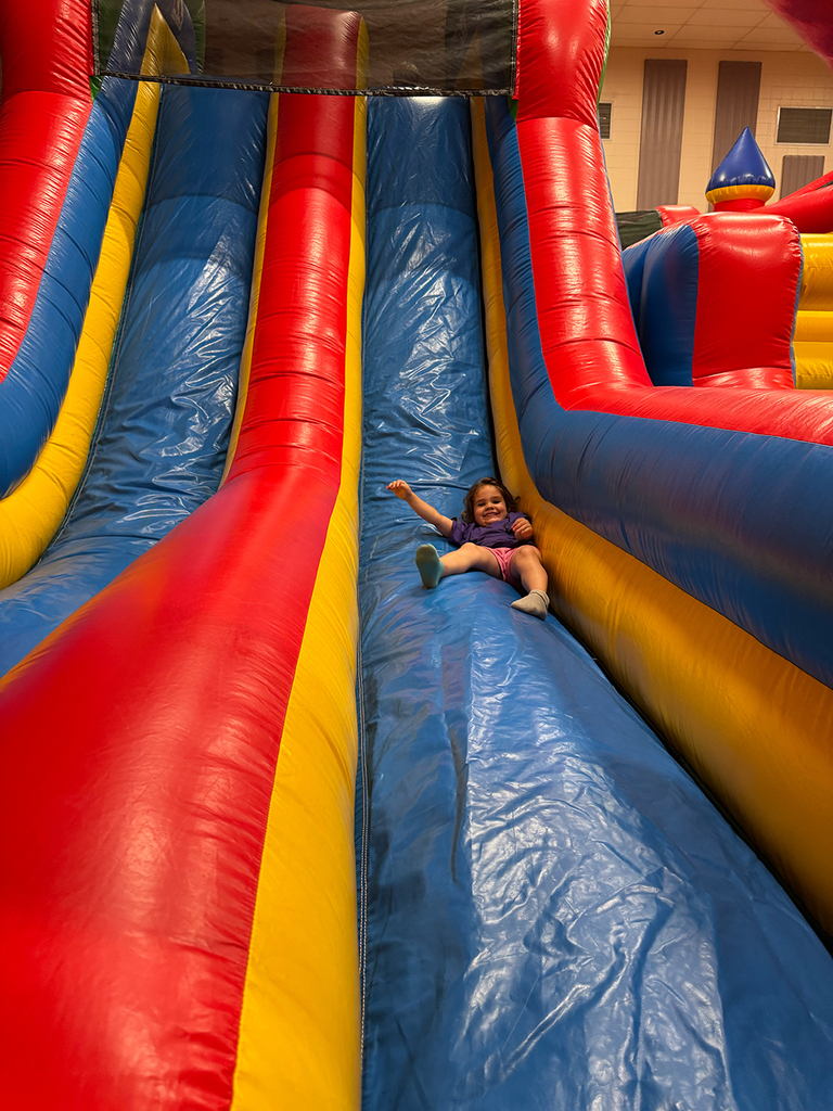 Elementary students enjoy Field Day activities and games with classmates.