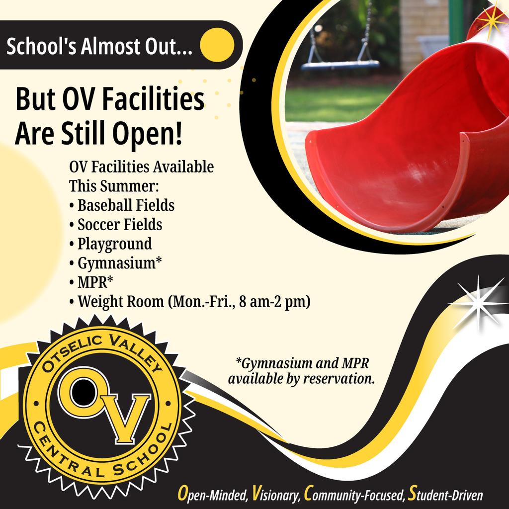 Graphic for Summer Use of Facilities at OV