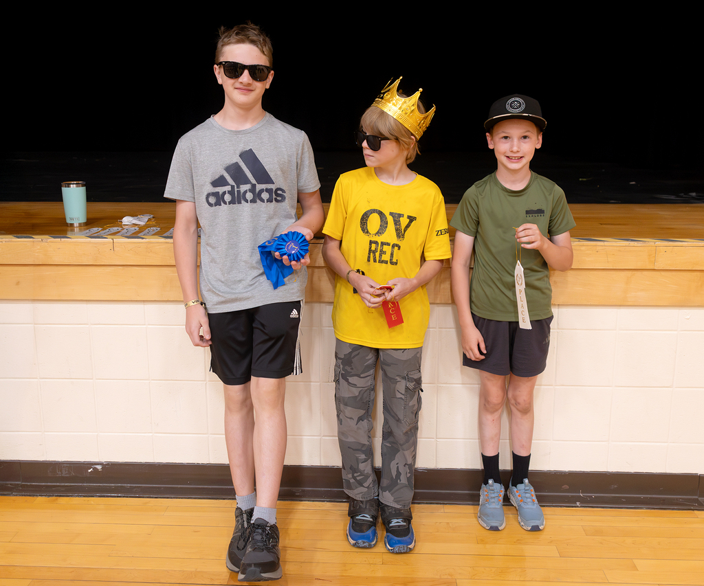 Viking Track and Field Field Day Winners for grades 3-5