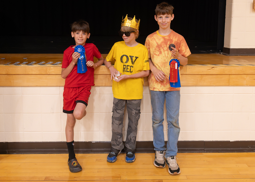 Viking Track and Field Field Day Winners for grades 3-5