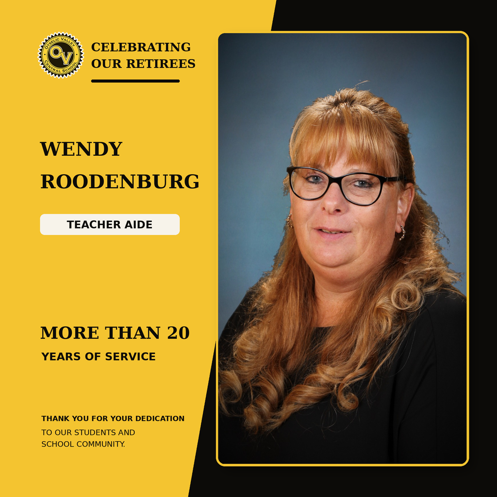 A flyer celebrating Wendy Roodenburg