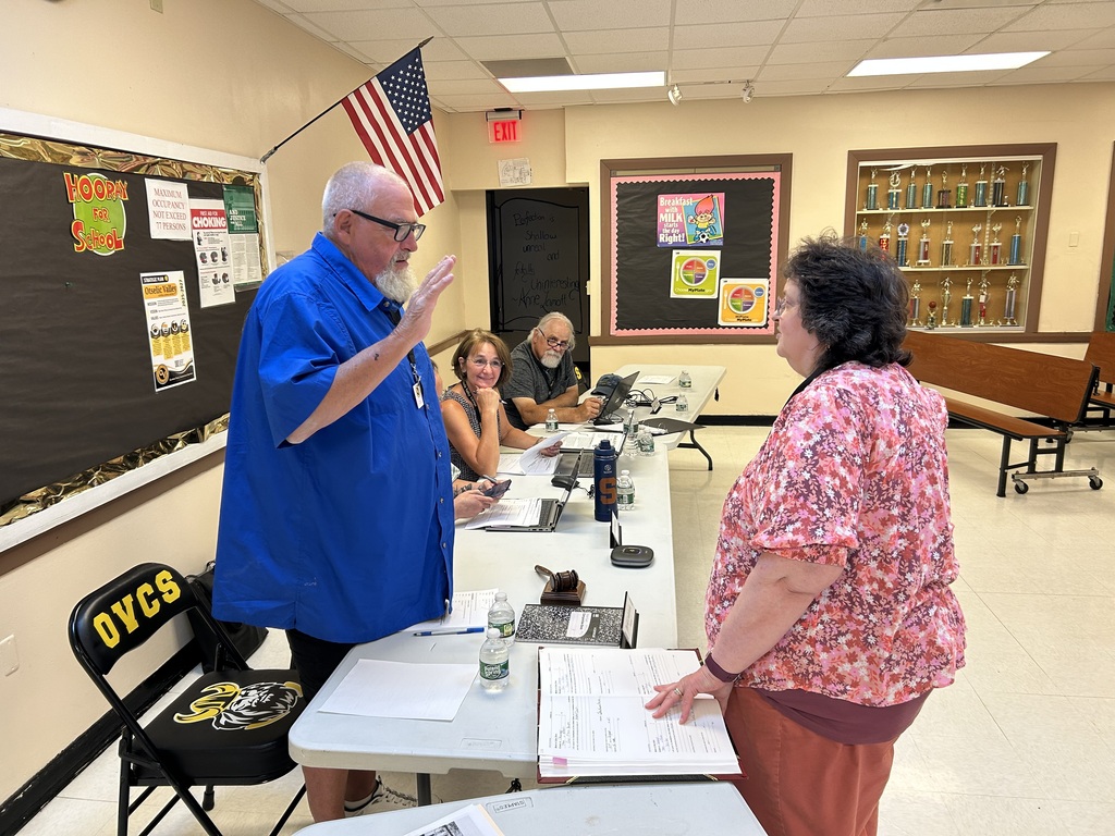 A new BOE member is sworn in.