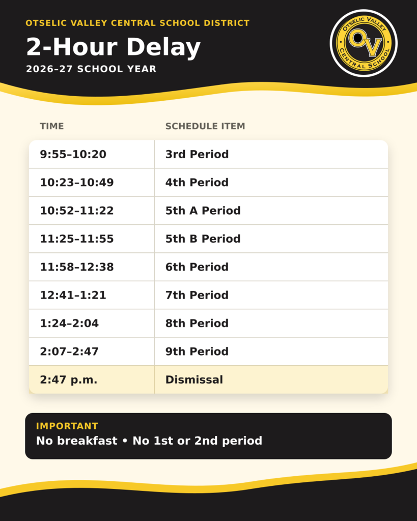 2 hour delay flyer