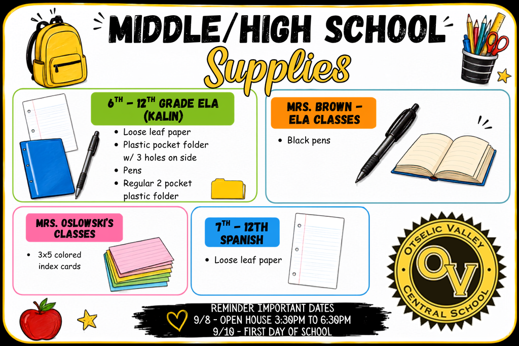 MS/HS Supplies